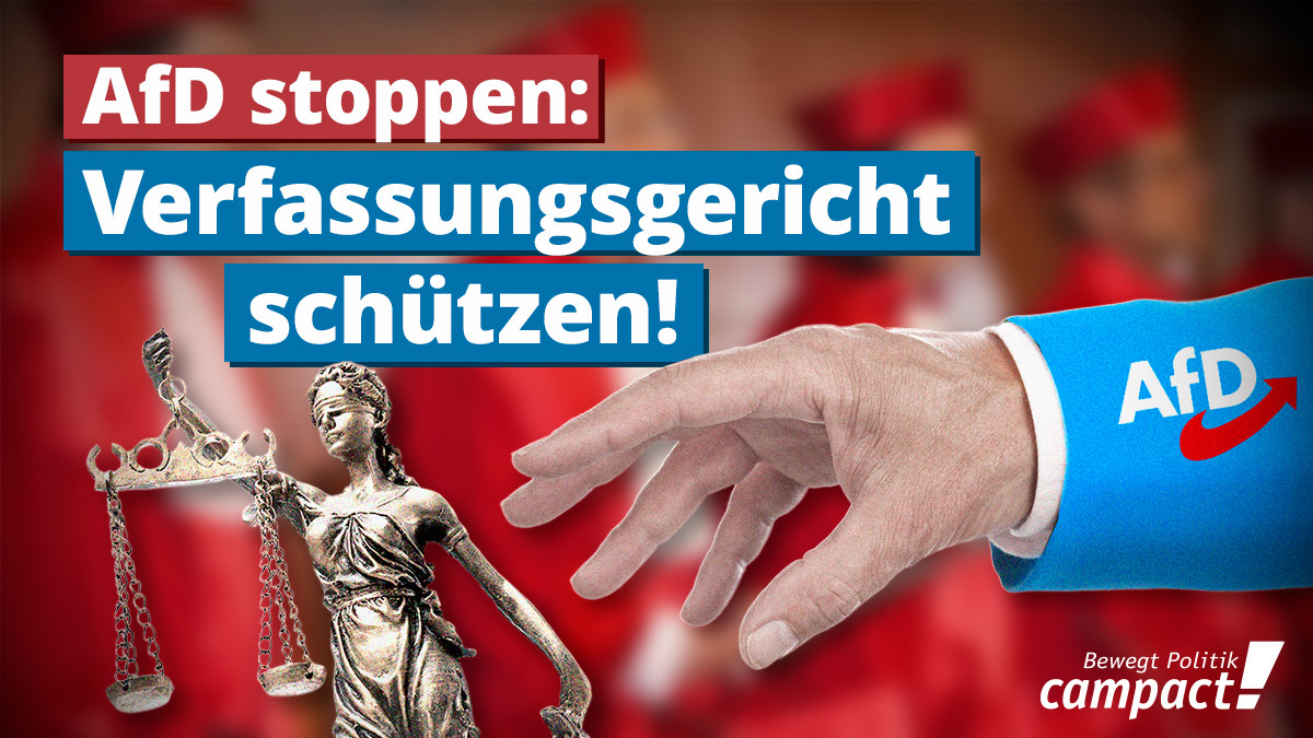 AfD stoppen: Verfassungsgericht schützen!