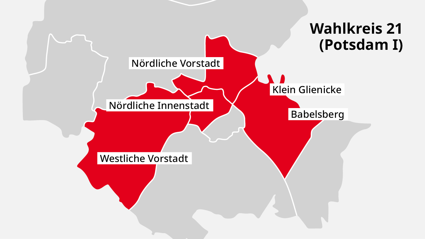 Wahlkreise in Brandenburg